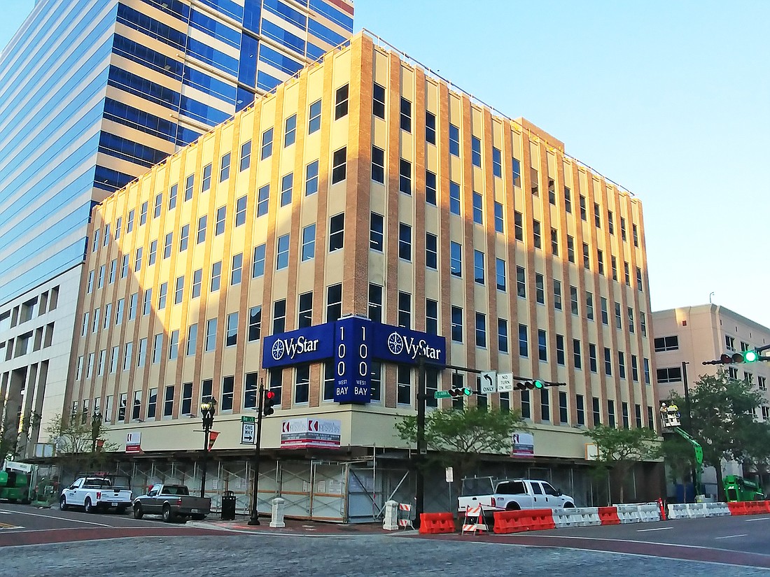 VyStar is renovating the 100 W. Bay St. building to house its corporate headquarters.