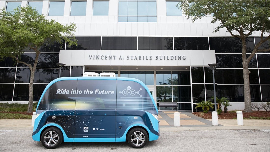 Autonomous vehicles will help transport medical supplies and COVID-19 tests at the Mayo Clinic campus in Jacksonville.