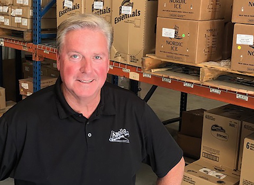 Ken Petsch started Apollo Packaging Inc. in 2013 to distribute paper, packaging and janitorial supplies to businesses.