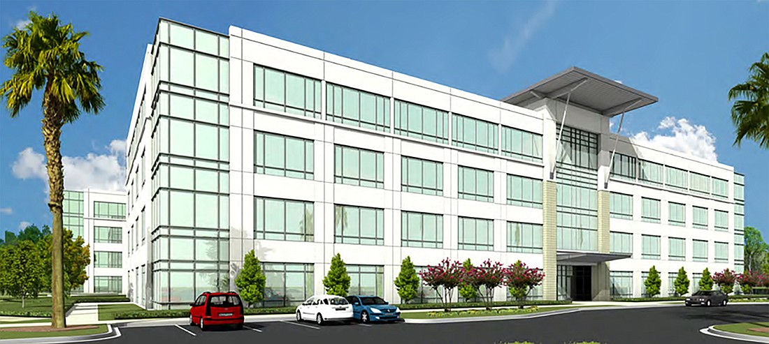 VanTrust Real Estate LLC is developing the four-story, 125,000-square-foot Park Place One office building in Nocatee.