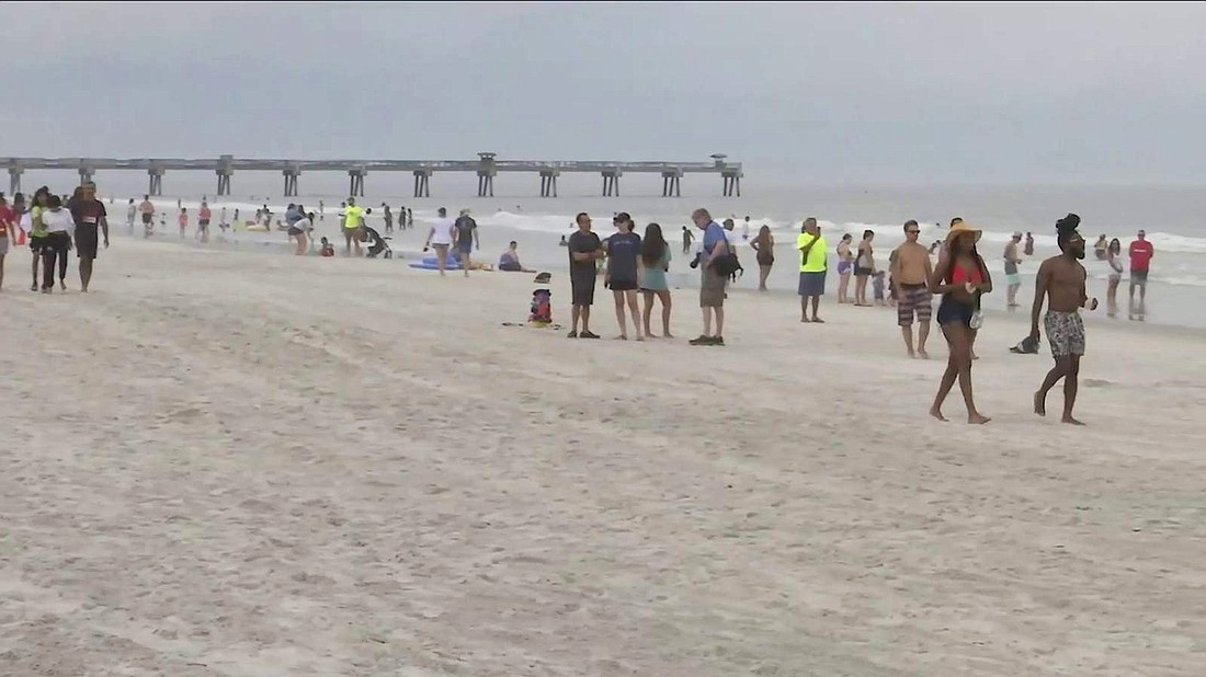 Jacksonville Mayor Lenny Curryâ€™s reopening of Duval County beaches was used by the task force an example April 22 as an example of one was to reopen Floridaâ€™s shorelines statewide. (News4Jax.com photo)