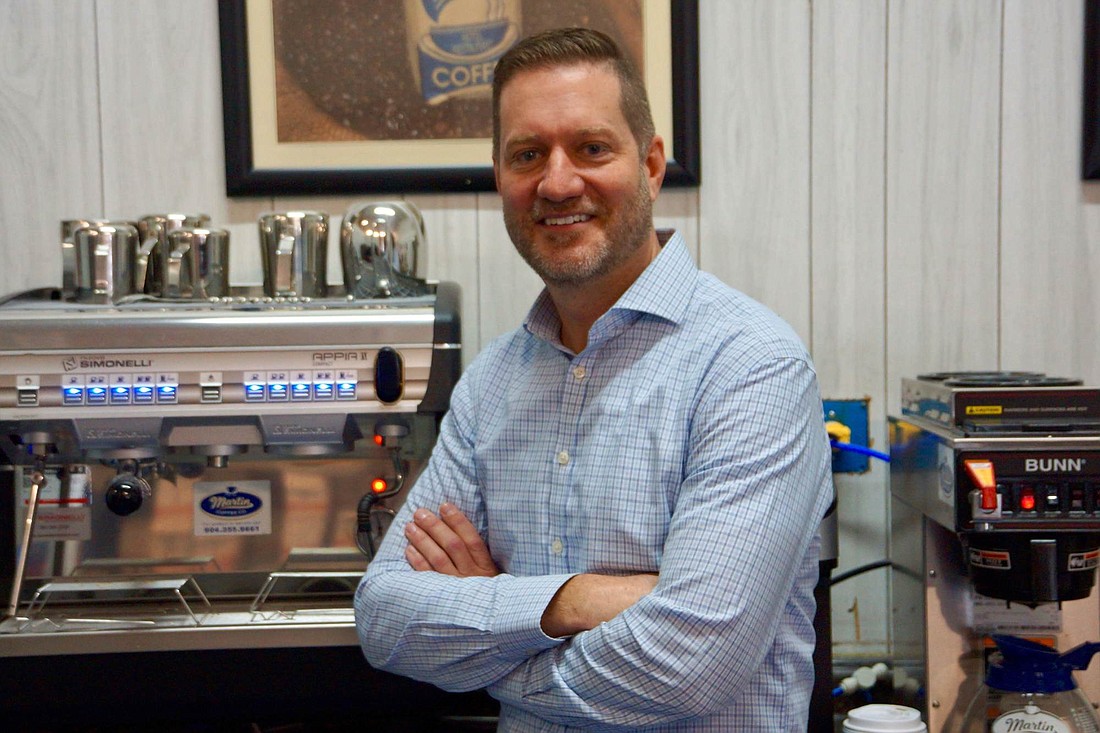 Martin Coffee Co. President Ben Johnson, the 2020 JAX Chamber Overall Small Business Leader of the Year, said the company hasnâ€™t forgotten the lessons his grandparents learned during the Great Depression.