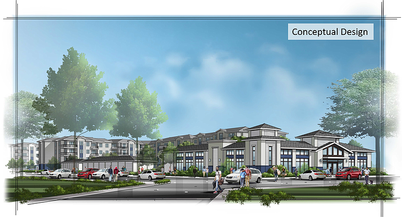 Plans indicate 148 one-bedroom, 112 two-bedroom and 20 three-bedroom units.