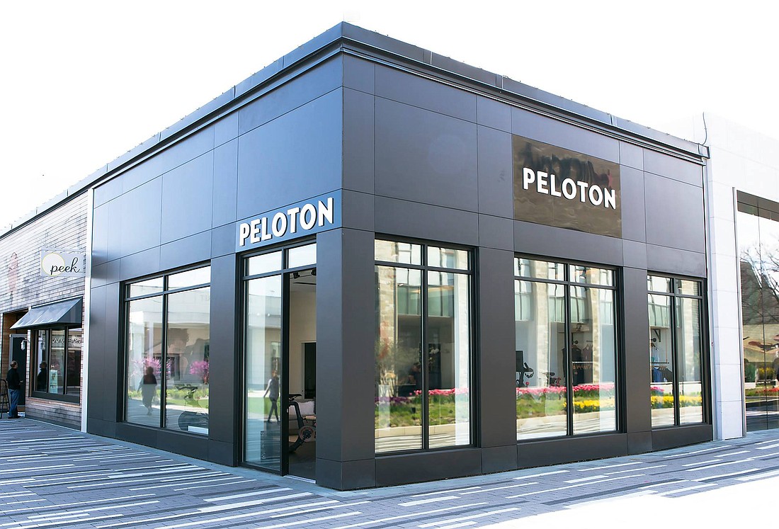 The Peloton store in Oak Brook, Illinois.