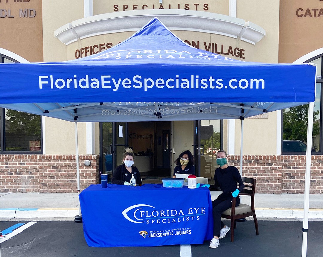 At Florida Eye Specialists, waiting rooms are closed and patients are required to wait in their cars for their appointments. (Florida Eye Specialists)