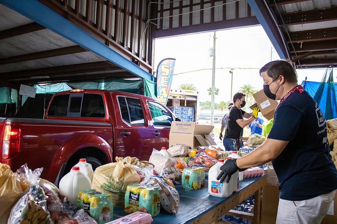 Atlantic Self Storage is distributing food to its customers who are economically impacted by the pandemic shutdown.