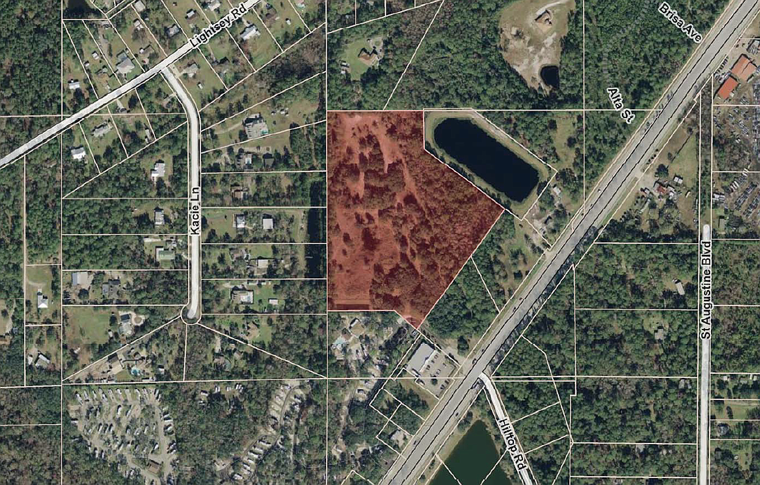 San Marcos Heights site west of Florida 207 in St. Johns County.