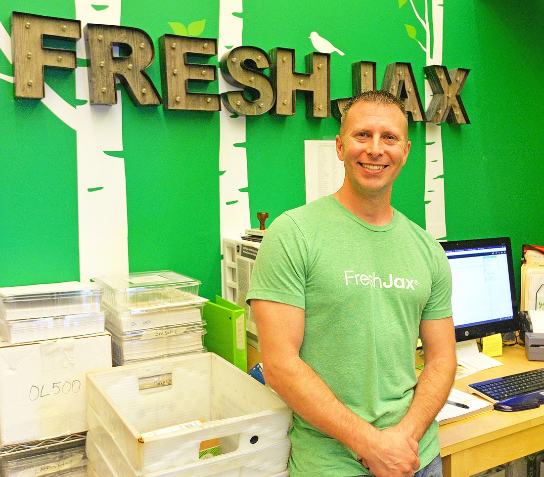 A lifestyle change led to Jason McDonald making his own organic spices and then launching the FreshJax business. (Photo by Dede Smith)