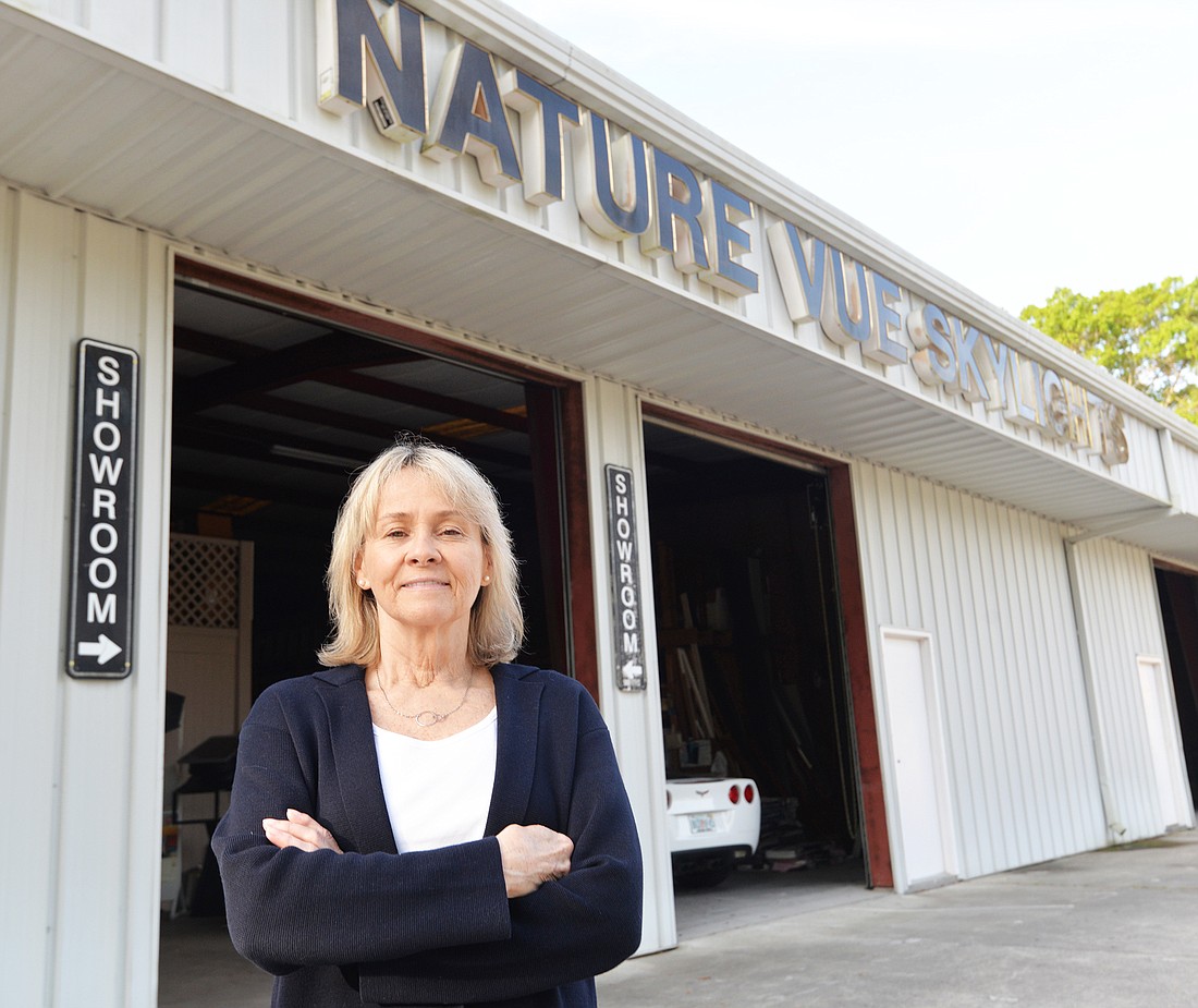 Mary Lou Hughes launched Nature Vue Skylights almost 39 years ago when a marketer hired at her former employer suggested installing skylights, â€œbecause nobody does it.â€ (Photo by Dede Smith)