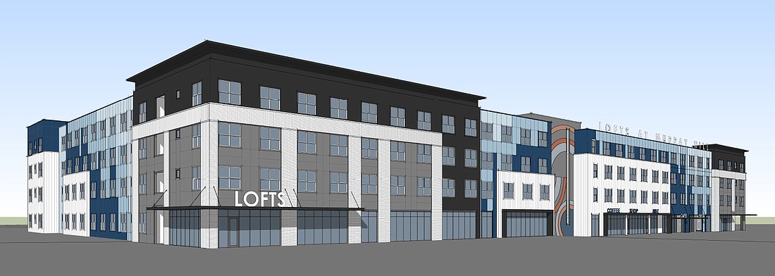 An artist&#39;s rendering of the Lofts at Murray Hill apartments at at 840 Edgewood Ave. S.