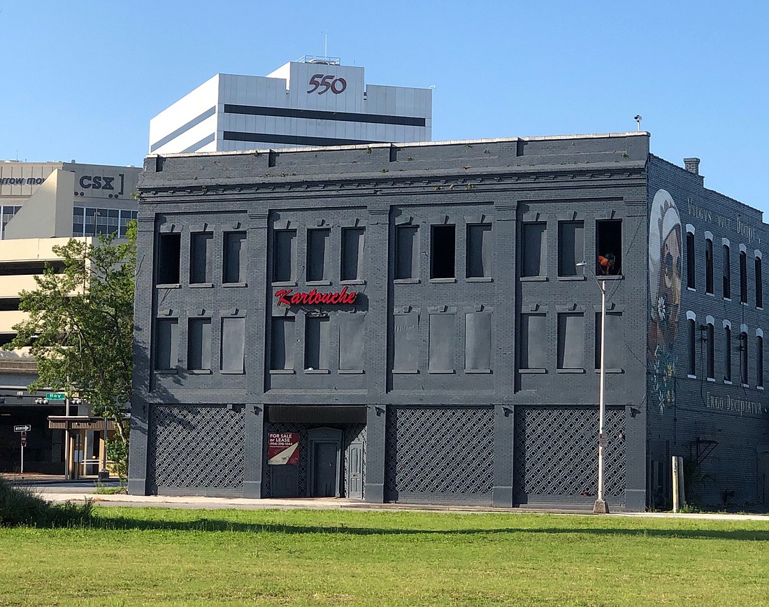 The city is reviewing a permit application to demolish 618 W. Forsyth St. Previous plans indicate a potential Dailyâ€™s gas station and convenience store on the Downtown site.