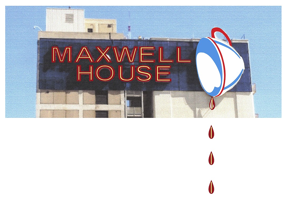 The â€œdripâ€ on the historic Maxwell House coffee plant sign on Downtown Jacksonvilleâ€™s skyline could return by September.