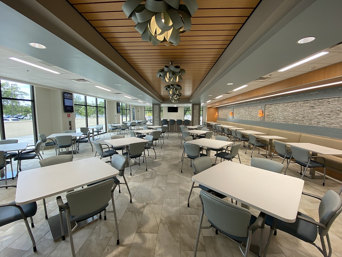 The Orange Groveâ€ cafeteria at Orange Park Medical Center.