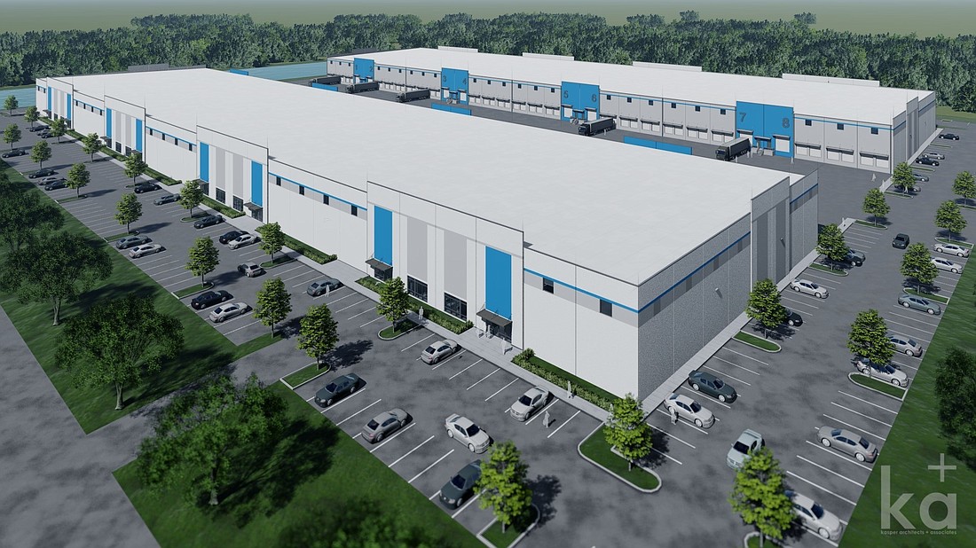 Lane Industrial Park will comprise two 160,000-square-foot buildings at northwest West 12th Street and Lane Avenue North.