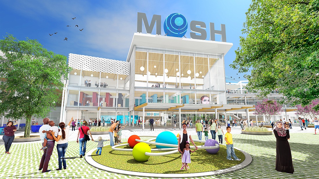 An artist&#39;s rendering of the MOSH 2.0 renovation for the Museum of Science & History.