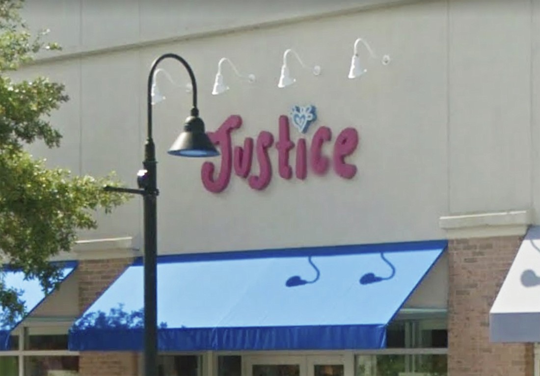 The Justice store in St. Johns Town Center. (Google)