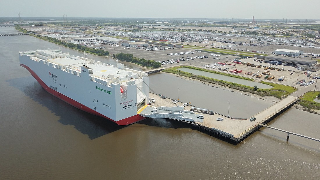 Volkswagen uses about 80 acres at the port to import, export and process new Volkswagen, Audi, Bentley and Porsche vehicles.