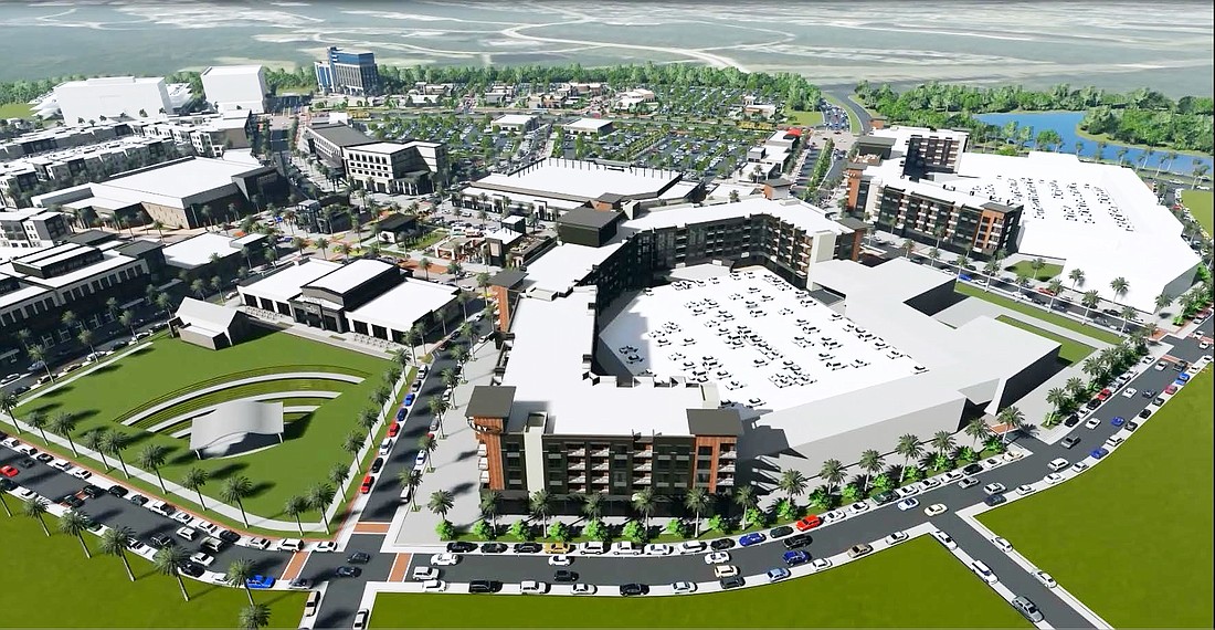 The Fuqua project was designed for up to 350,000 square feet of retail, restaurant and entertainment space.