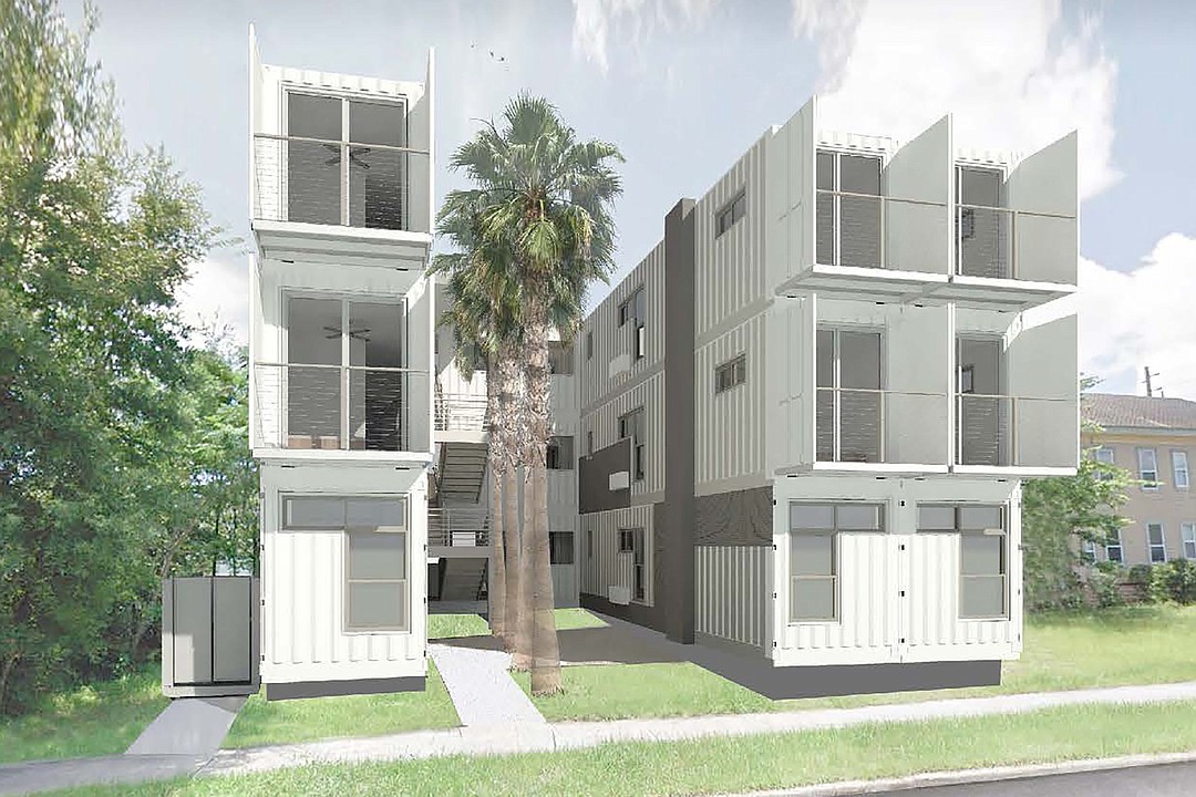 Downtown shipping container apartments now under construction | Jax ...