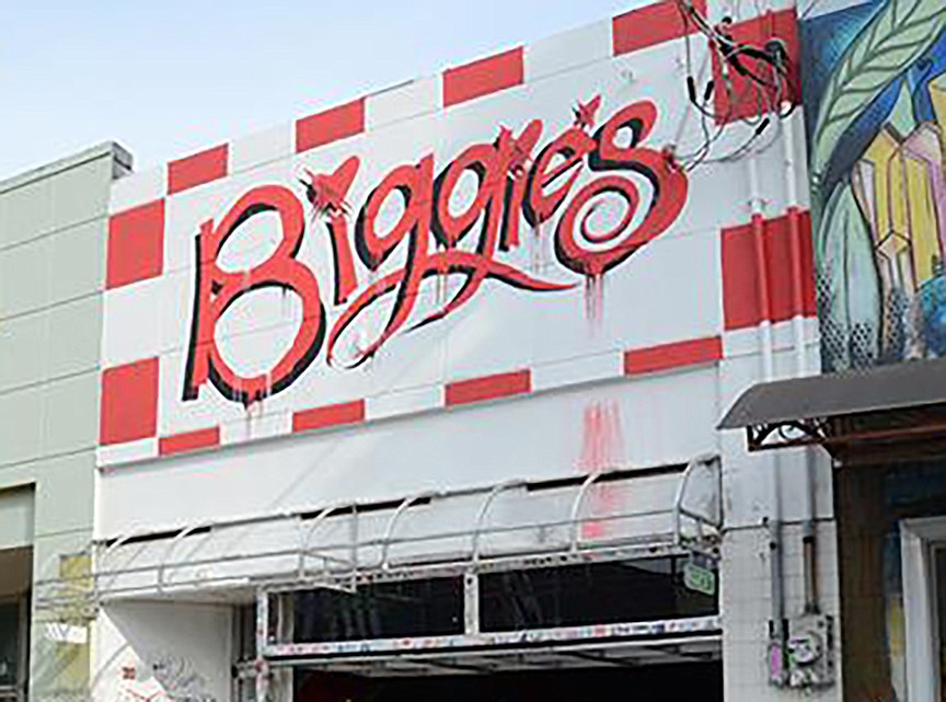 The Biggie&#39;s Pizza in Five Points. The restaurant is planning its third area location in the Gates of Tinseltown.