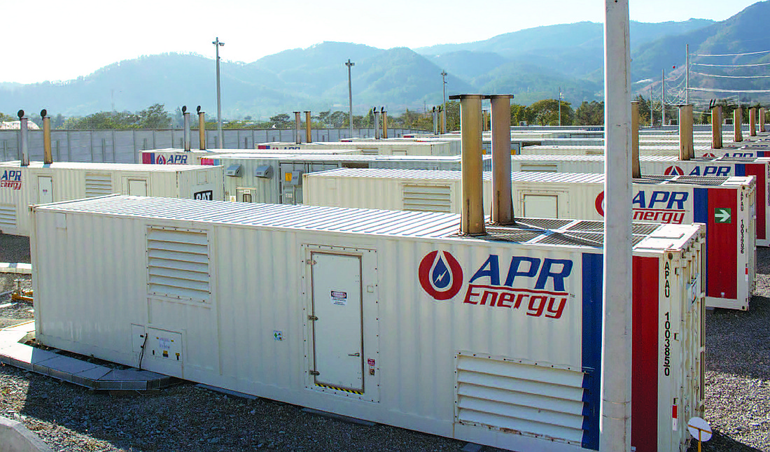 APR makes portable power plants that can be shipped all over the world.