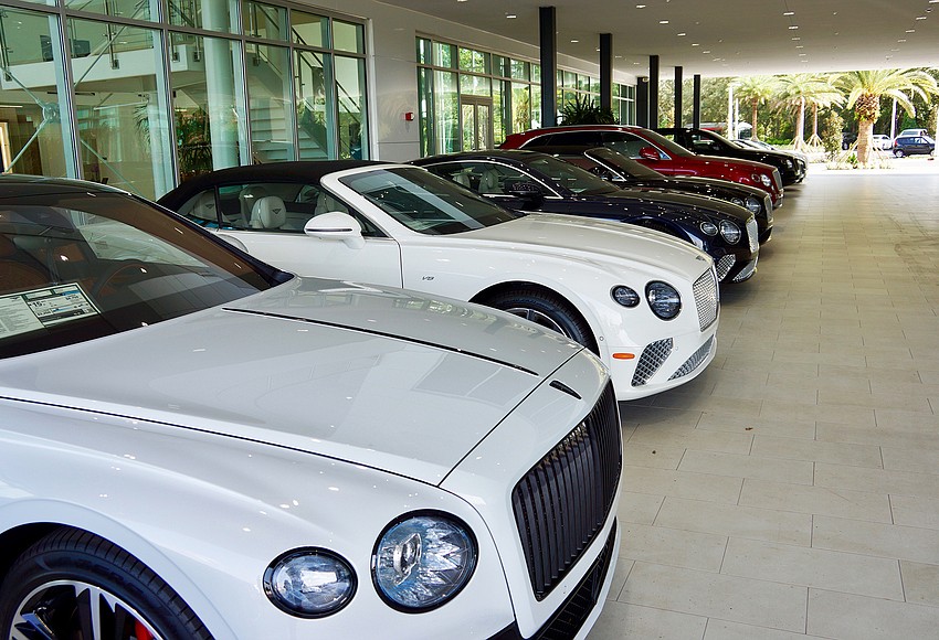 Jax Daily Record| Photo - Bentleys on display at the dealership. (Photo ...