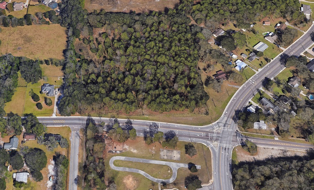 The Planning Commission recommended approval a land use amendment and rezoning of 9.85 acres northwest of Crystal Springs Road and Hammond Boulevard. (Google)