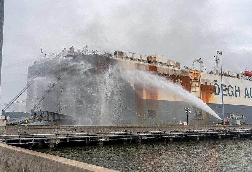 Lawsuit Filed In June Car Carrier Ship Fire At Blount Island | Jax ...