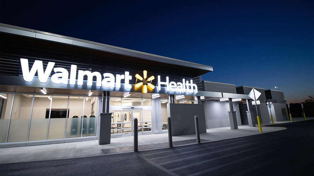 Walmart filed plans for at least three area health centers.