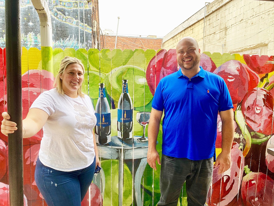 Sheree Kentwell and Jon Choomchaiyo relocated from Denver to Jacksonville and plan to open Prospect Five Points at 1521 Margaret St. They have been renovating the property and hired an artist to create a mural.