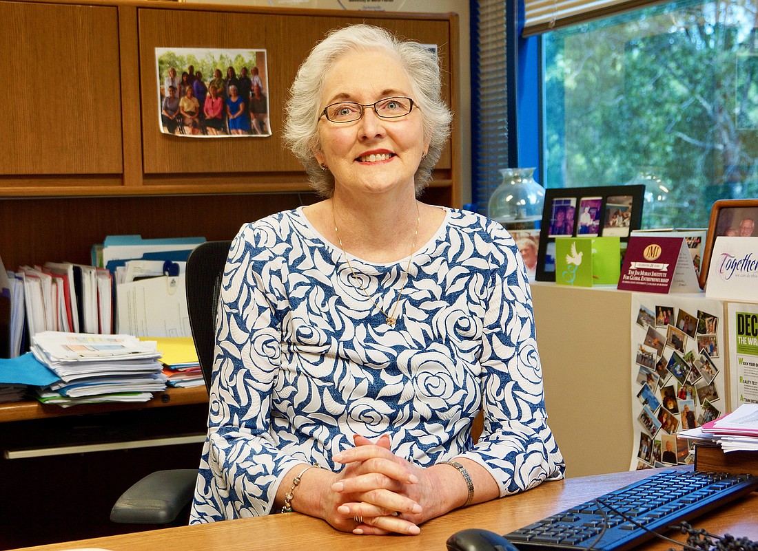 Janice Donaldson, regional director of the Florida Small Business Development Center at the University of North Florida, is retiring in February. (Photo by Katie Garwood)