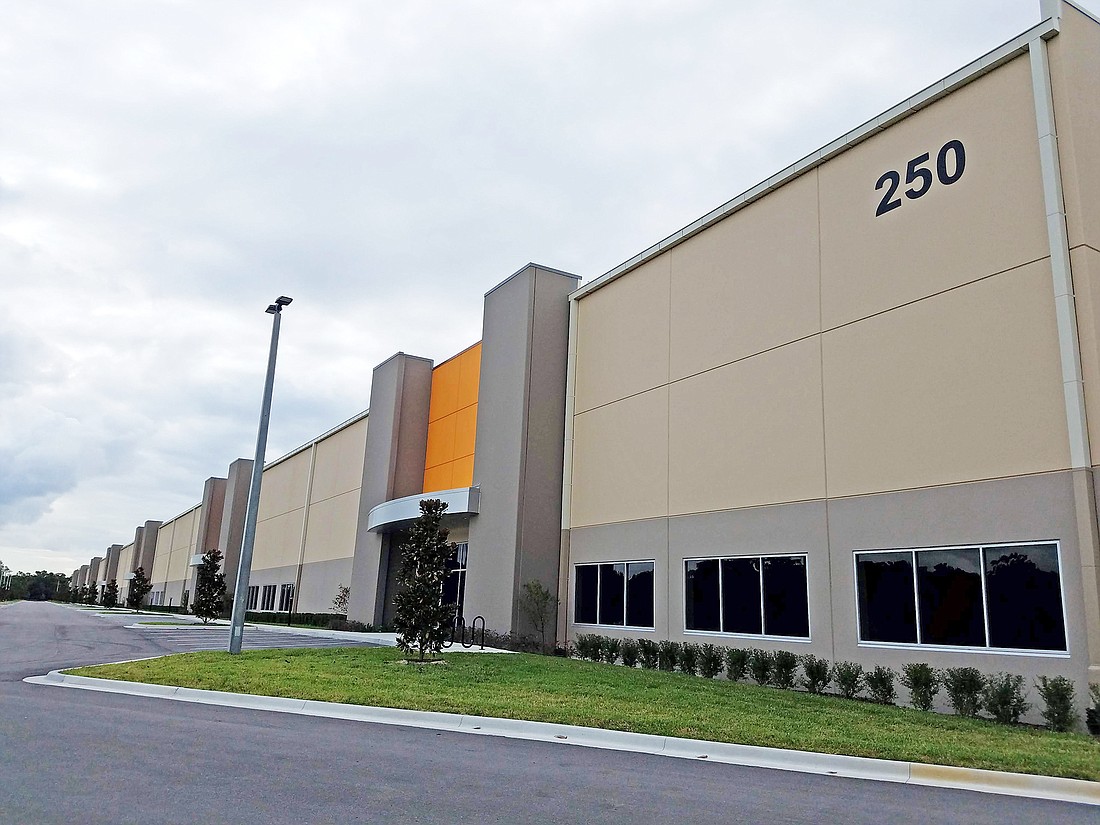 Amazon is building- out a new warehouse at 250 Busch Drive E. in Imeson Intern Industrial Park.