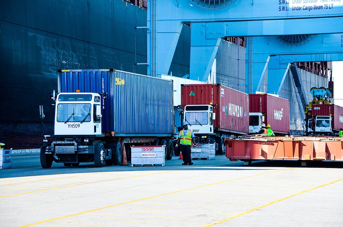 Â JaxPort, the No. 1 container port by volume in Florida, added a new maritime freight destination in South America.