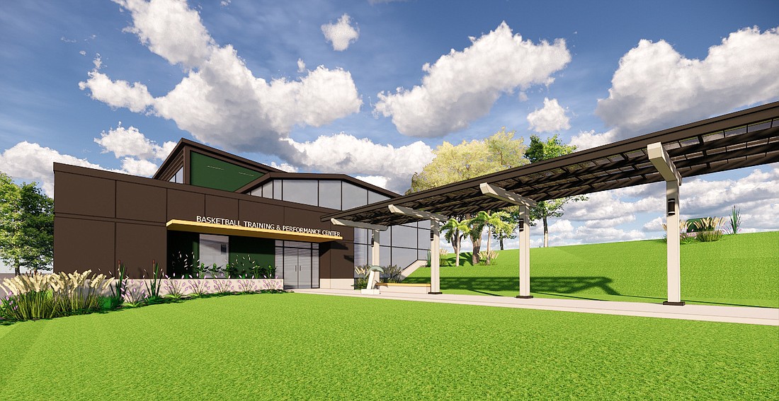 Balfour Beatty will build the two-story, 26,000-square-foot Basketball Performance Center for Jacksonville University. (Quinn Evans Architects)