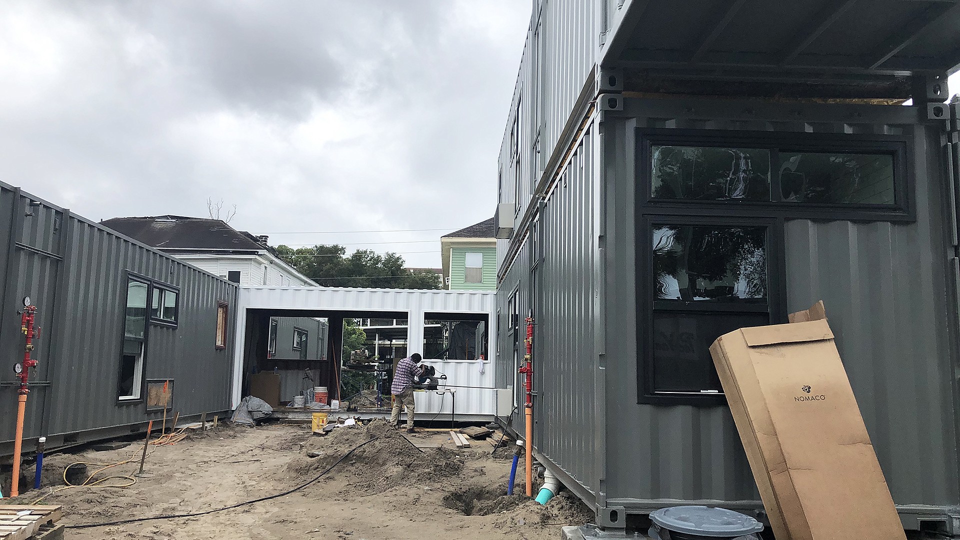 Half of JWB Real Estate’s Downtown shipping container apartments will be shortterm rentals