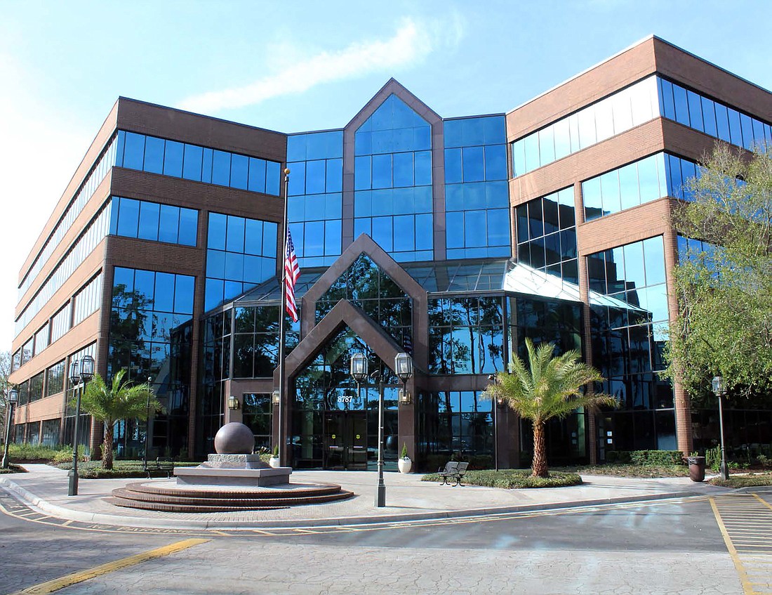 The 8787 Baypine building was built for AT&T Universal Card Services Corp.