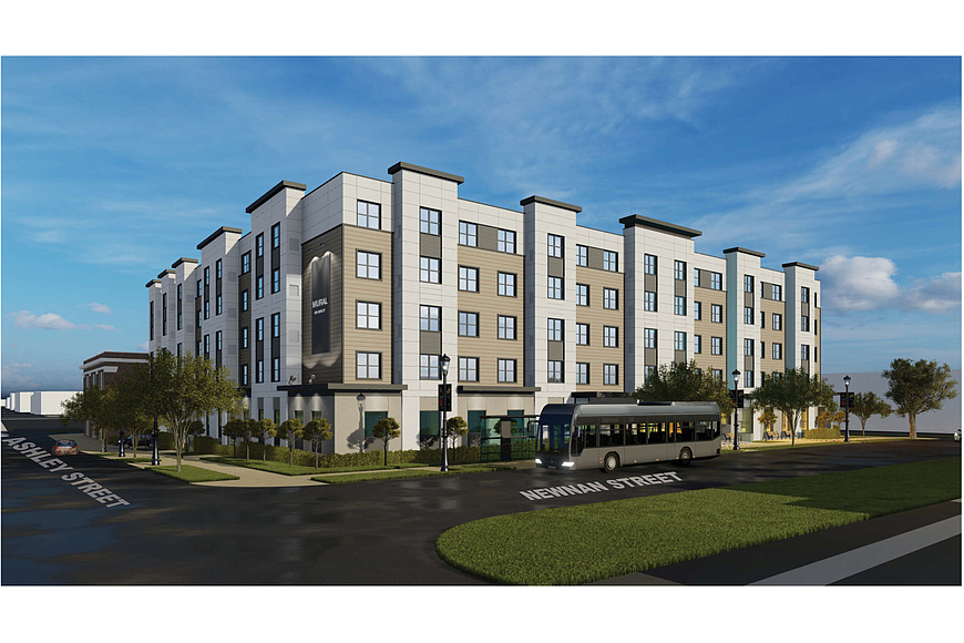 The city issued a permit Nov. 12 for the $16.5 million construction of the 120-unit Ashley Square apartments for older adults at 650 N. Newnan St.