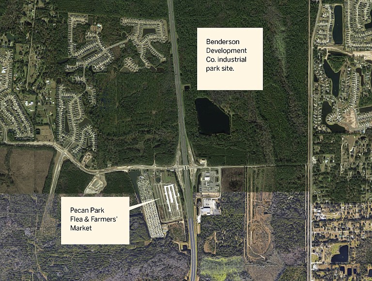 The Benderson site is east of Interstate 95 near the Pecan Park Flea Market in North Jacksonville.