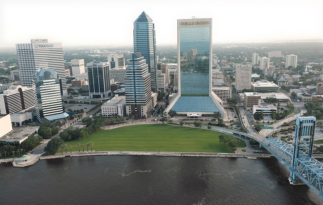 A public park could be the first step in developing the Jacksonville Landing site Downtown. (City of Jacksonville photo)