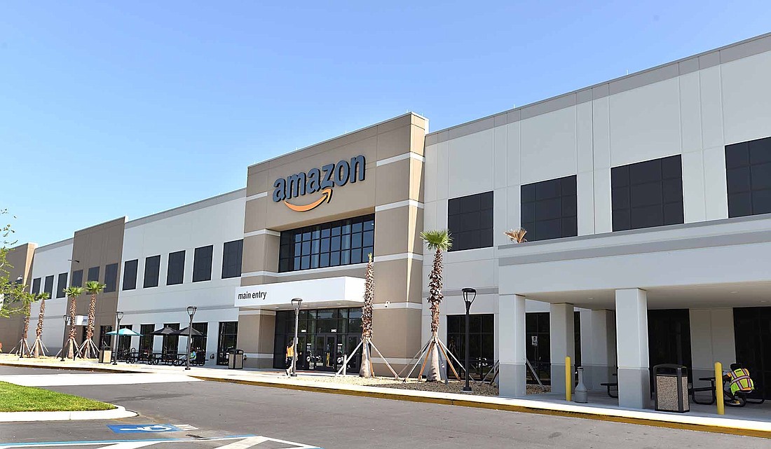 The 1 million-square-foot Amazon distribution center at AllianceFlorida at Cecil Commerce Center. Amazon is proposing a second facility at 13450 Waterworks St. The next facility would be smaller at 278,237 square feet.