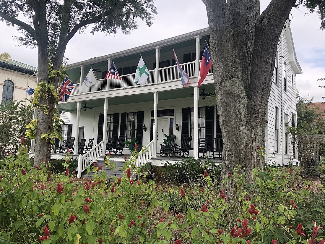 The Lesesne House at 415 Centre St. across from the Historic Nassau County Courthouse in Fernandina Beach.