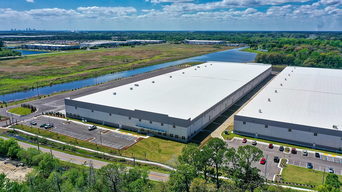 An aerial of 12090 New Berlin Road in NorthPoint Industrial Park.