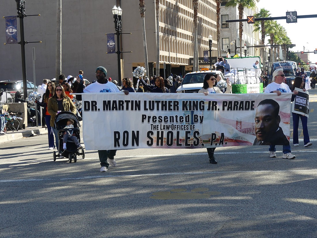 The Law Offices of Ron Sholes is sponsoring the 40th annual Dr. Martin Luther King Jr. Day parade.