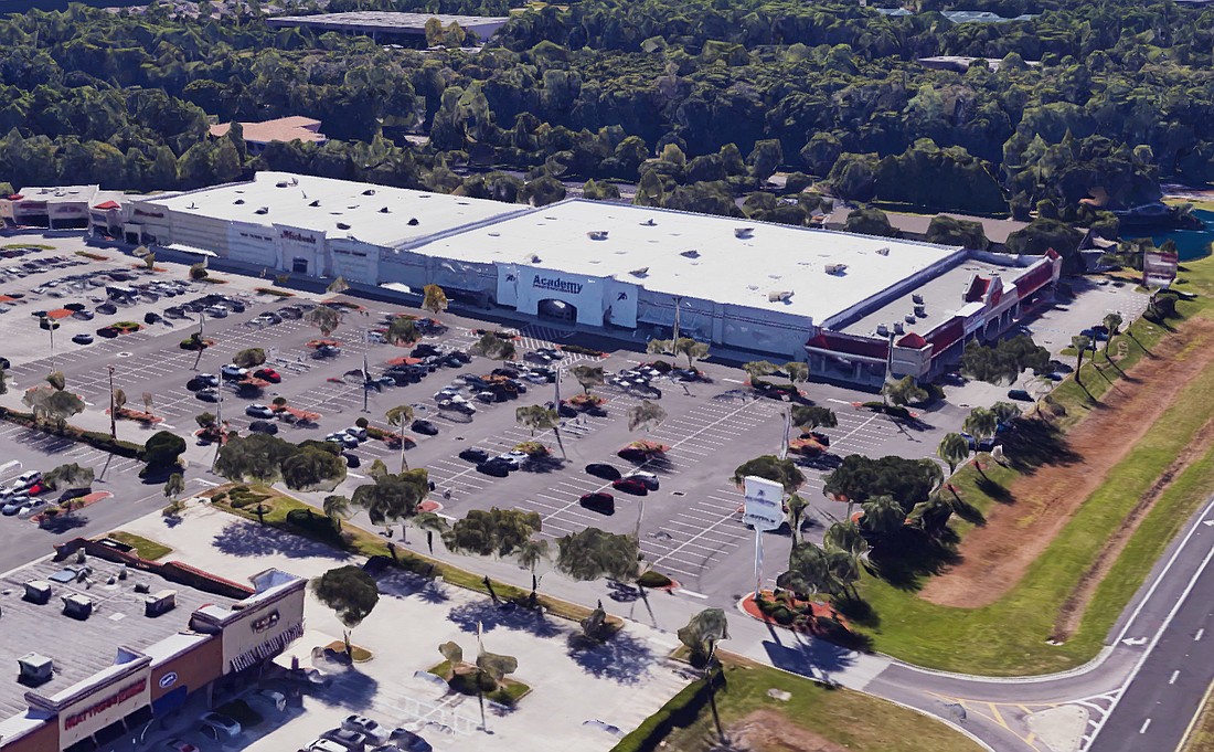 leiman Enterprises sold the Academy Sports + Outdoors at 9041 Southside Blvd., No 157-158 for $9.8 million.  (Google)