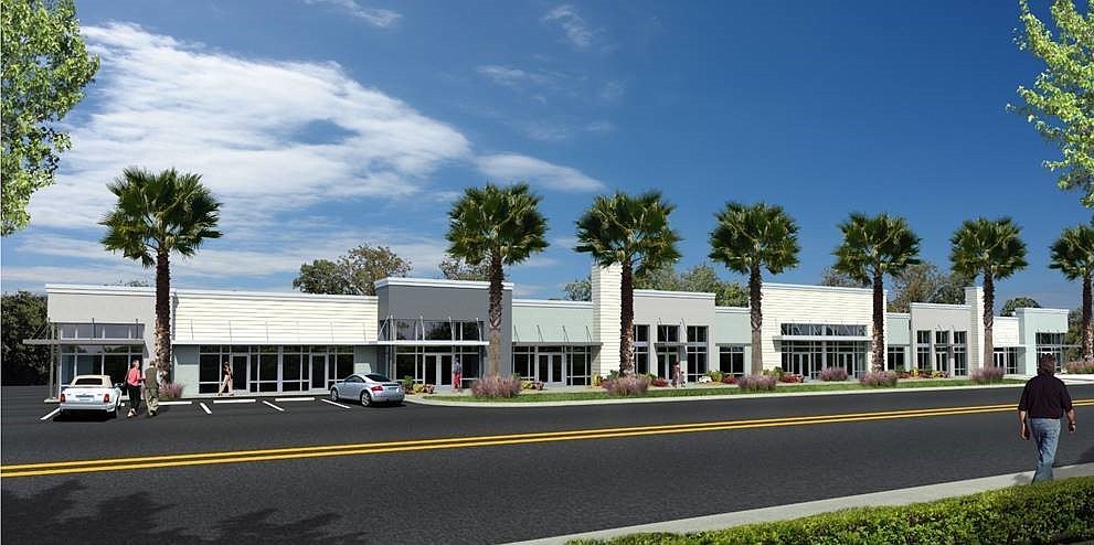 An artist&#39;s rendering of The Gates of Southpoint shopping center at 7035 Philips Highway.