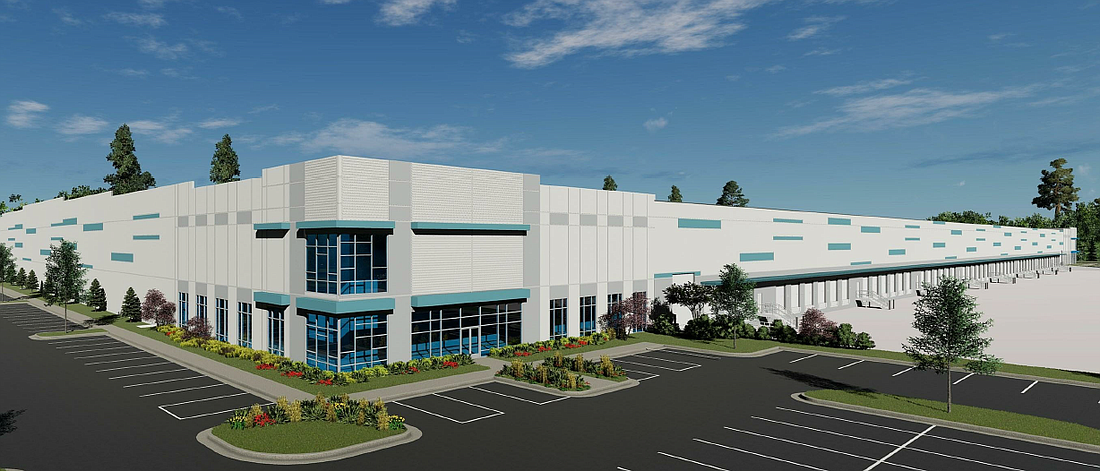 A rendering of the proposed 552,720-square-foot Building B at Imeson Park.
