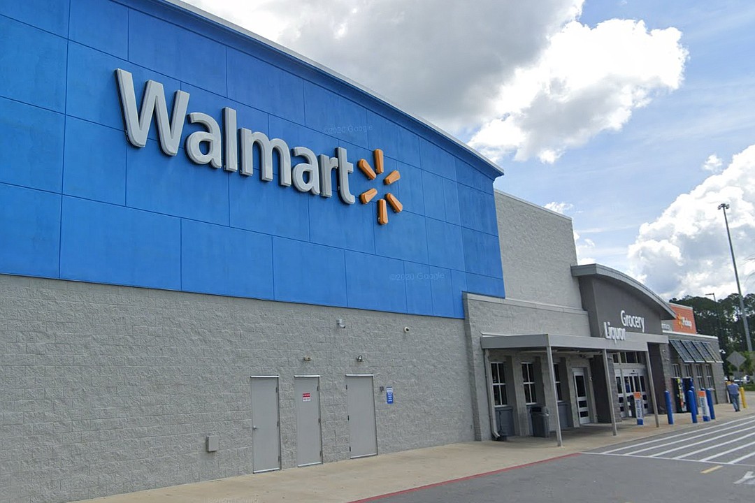 A Walmart Neighborhood Market is undergoing remodeling in Jacksonville