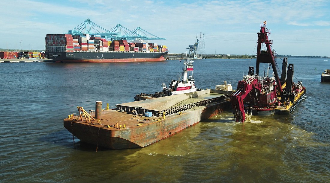 Increasing container shipment volume and dredging the harbor to a depth of 47 feet by 2022 are two of JaxPortâ€™s priorities in its 2020-2025 Strategic Master Plan.
