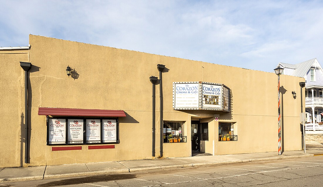 The former Corazon Cinema and CafÃ© theater building at 36 Granada St. in St. Augustine sold for $1.5 million.