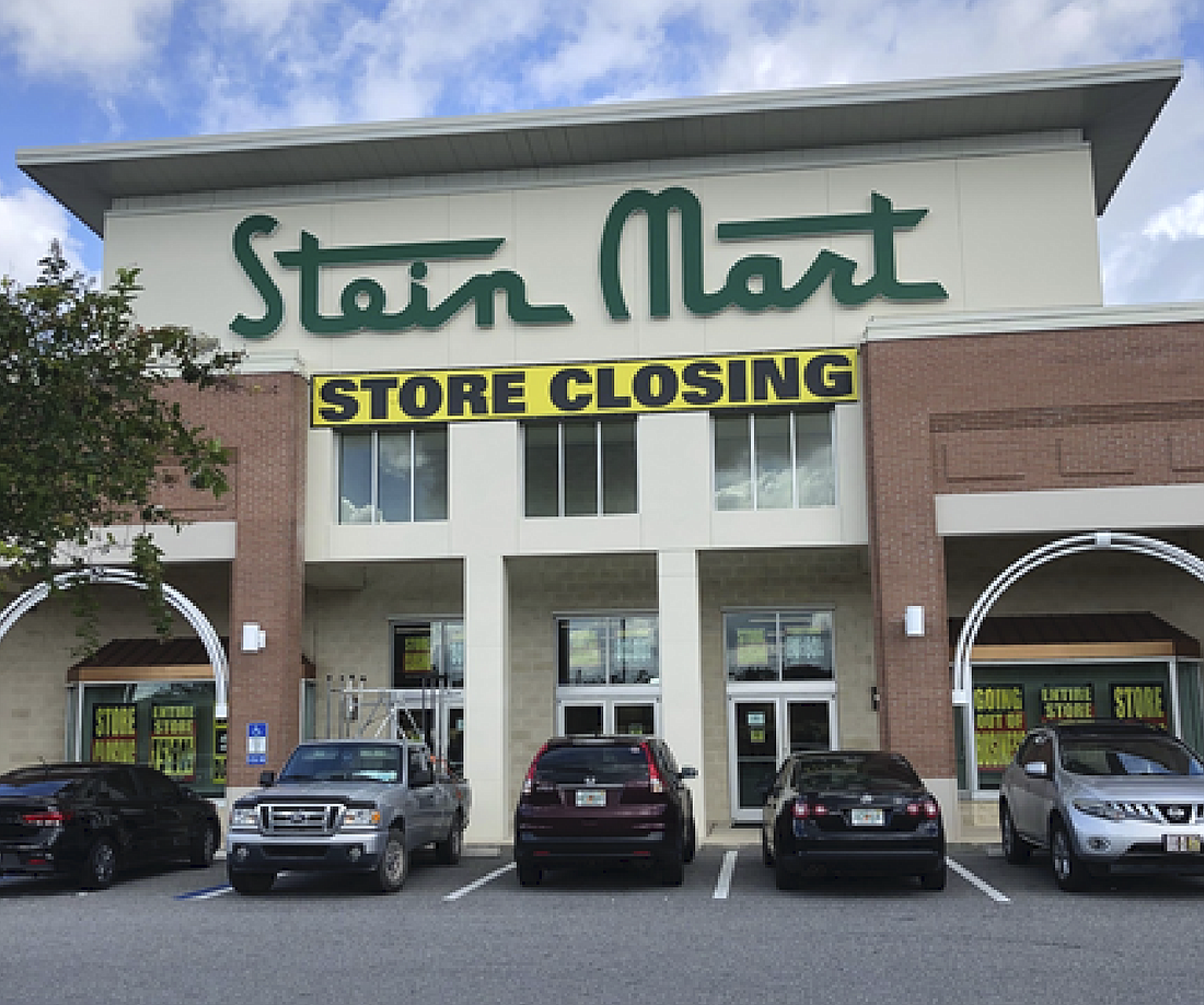 Stein Mart closed at 10915 Baymeadows Road.